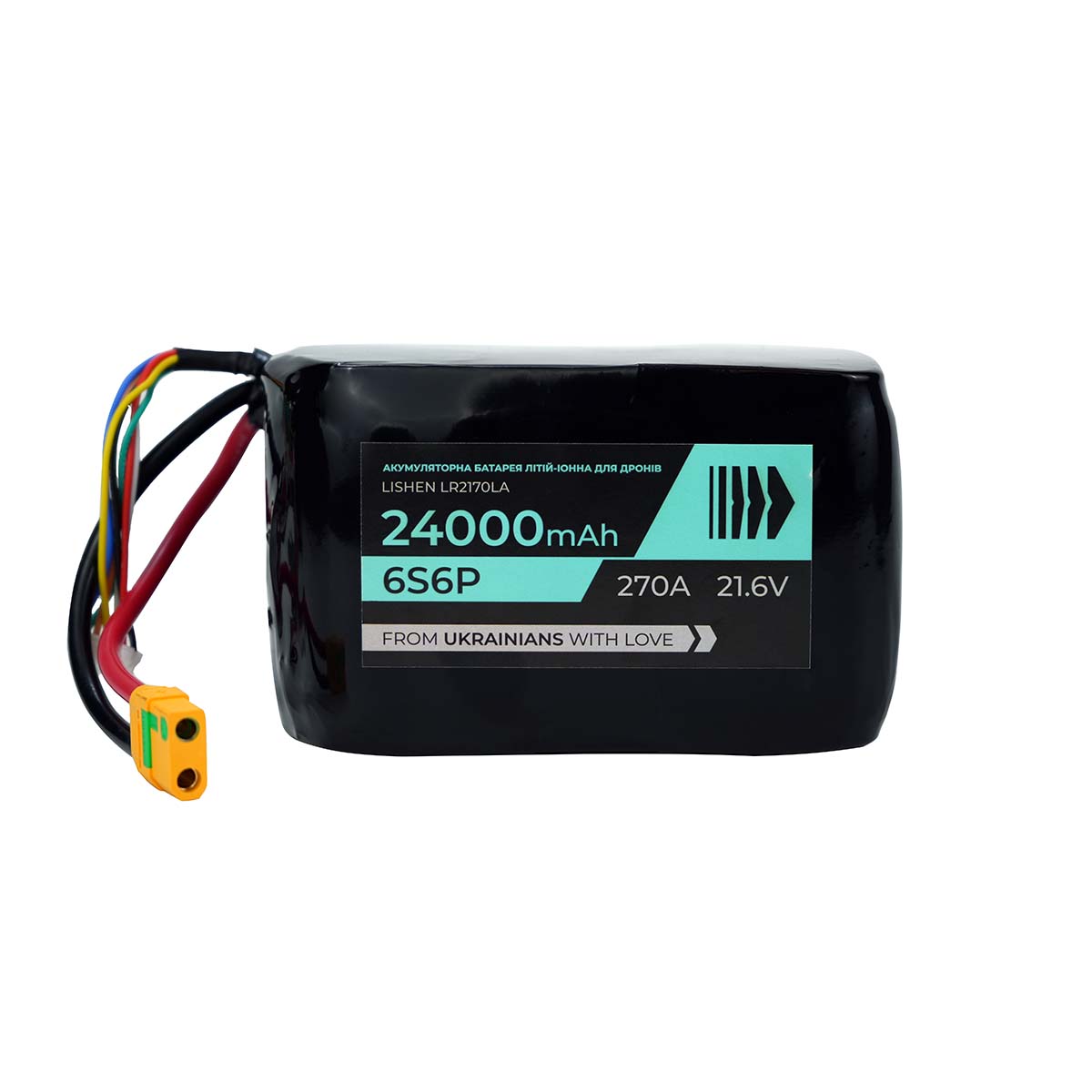 Акумулятор для коптерів та літаків BTRY 6S6P на елементах Lishen LR2170LA